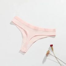 Frauen Sexy Tanga Frauen Tanga Niedrige Taille Unterwäsche Mädchen Kurze Atem T-zurück Baumwolle Höschen Weibliche Einfarbig Unterhose damen