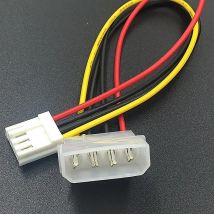 4Pin Power Cable 4Pin Molex IDE Male to 4P ATA Female Power Supply Floppy Drive for PSU Miner Mining for Computer Connector Cord