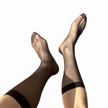Anzugsocken, seidige Strümpfe, sexy, durchsichtig, spurlos, ultradünn, atmungsaktiv, bequem, Fitness, Nylon, durchsichtig, Urlaub