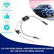 Kebidumei 12V Auto Radio Antenne FM/AM Radio Signal Verstärker Booster Auto Antenne Antennen 80-108MHZ für Marine Boot Auto