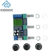 DC 12V 24V 80W X 2 Zweikanal-Digital-Audio TPA3116D2 Höhenbass regulierendes voreingestelltes Vorverstärkerplatinenmodul XH-M567