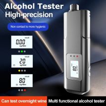 Berührungsloser, hochpräziser Alkoholtester, tragbares Alkoholimeter, digitaler LCD-Bildschirm, Genauigkeit, Alkoholtester, Diagnosetool