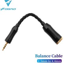 Audio Cable 2.5mm to 4.4mm Male To Female AUX port Headphones Plug Adapter cord 8 Core No-Oxygen Copper Silver-plated Connector