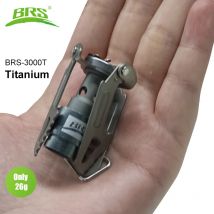 BRS Outdoor Gas Stove Mini Titanium Camping Gas Burner 25g Ultralight Cooking Stove Survival Furnace Picnic Gas Cooker BRS-3000T