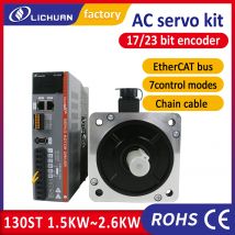 Lichuan EtherCAT 130ST 1,5 kW Servomotor 2 kW 2,6 kW Servomotor-Treiber-Kit 7,7 Nm 10 Nm 2500 U/min Hochgeschwindigkeits-Servomotortreiber