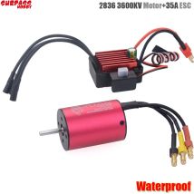 Surpass Hobby 2838 3600KV Bürstenloser Motor / 35A Bürstenloser Geschwindigkeitsregler ESC Wasserdicht 2S 3S Für 1/16 RC Auto