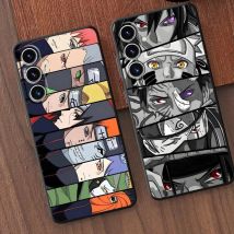 Anime Akatsuki Art Black Soft Phone Cover Case for Samsung Galaxy A26 A72 A35 A24 A55 A36 A22 A52 A41 A51 A73 A32 A25 A71 A23