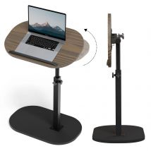 ROYGBIV-mesa auxiliar en forma de C, mesa giratoria de 360 °, altura ajustable, estante de Metal giratorio, sofá, Idea