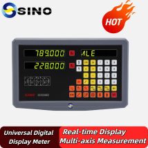 SINO SDS2MS 2-Achsen-Drehmaschine Fräsmaschine DRO Digitalanzeige TTL AC110V/220V Display für lineare Skala Rrating Lineal Encoder
