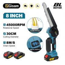 Gami 8 Pollici Brushless Motosega Elettrica Cordless Portatile Sega Elettrica Per La Lavorazione Del Legno Strumento di Potere Per makita 18v batterie perni