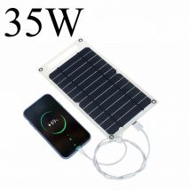 Przenośna, wodoodporna ładowarka solarna USB 5V do użytku na zewnątrz, na wędrówki, kemping, do ładowania telefonu, power banku i małych urządzeń.