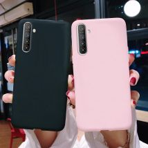 Per OPPO Realme X2 XT Custodia Cute Candy Color Morbido Silicone TPU Opaco Della Copertura Posteriore Per Realme XT X2 X 2 Cassa Del Telefono Della Copertura Coque Paraurti