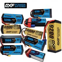 DXF Batterie 4S 6S Lipo 14,8V 15,2V 22,2V 5200mAh 6200mAh 6500mAh 7000mAh 8000mAh 8400mAh 9200mAh