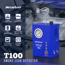 MR CARTOOL Localizzatore di perdite per tubi con pompa incorporata T100 Strumento diagnostico per rilevatore di perdite di fumo per auto