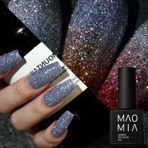 Super Laser Shiny Gel Nagellack Glitter Wirkung Funkelnden Semi Permanent Schönheit Reflektierende Uv Led Gel Nägel Accesorios