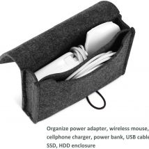 Netzteil Fall Aufbewahrung tasche Filz tragbare elektronische Zubehör Aufbewahrung tasche tragbare USB-Reise kabel Organizer elektronisch