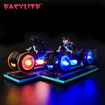 EASYLITE Led Light Up Kit For 21314 Tron Legacy Cycles Racing Motor Bike Light Stream Not Include Bricks Set