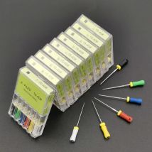 10boxes Dental K Files Hand Use 15-40# Dental K-File 21mm/25mm/31mm files Root Canal Endodontic Instruments