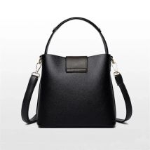 Neue vielseitige Leder Eimer Einkaufstasche trend ige weibliche Schulter handtasche große Kapazität Mode Damen Umhängetaschen