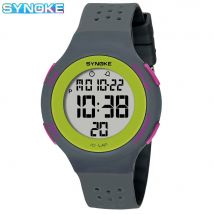 Synoke Outdoor Sport uhr Männer Alarm Chrono Uhr 5bar wasserdichte Militär uhren LED Display Schock Digitaluhr dünnes Design