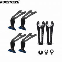 KURSTOL 3/6Pcs Oscillating Saw Blades Set Wood Saw Blade Cutter Woodworking Plastic Multitool Blades For Narrow Corner Cutting