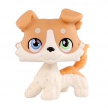 Minilpsshop Maßgefertigtes Spielzeug Blond Collie 063 Verschiedene Augen Kindergeschenk Niedliches Seltenes Spielzeug für lps
