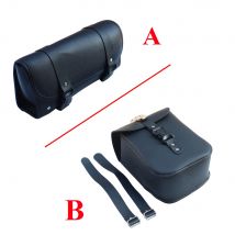Universal Motorrad Satteltaschen Leder Seite Lagerung Gepäck Taschen Vorne Werkzeug Tasche Für Harley Touring Sportster Dyna Softail