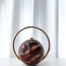 New Round Ball Women's Handbag Brand Designer Bowling Bag PVC Mini Shoulder Bags Female Luxury Purse Fashion Armpit Bag