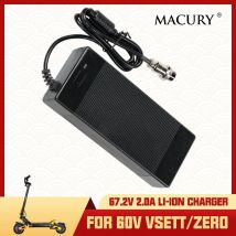 Gx16 3-poliges 67,2 V 2a AC/DC-Li-Ionen-Ladegerät für 60V Modell von Null 10x vsett 10 kaabo Elektro