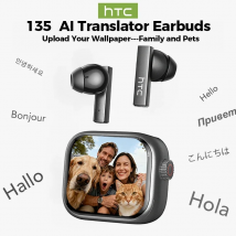 [Ultra HD] Auricolari HTC NE40 Bluetooth V6 TWS Sport Traduttore AI Auricolari In-Ear con riduzione del rumore Cuffie wireless con microfono