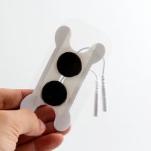 10/20 Stück Vliesgel 2 mm Schwanz Typ Snap-on Elektrodenpad Selbstklebende Elektroden Wiederverwendbare Patch Elektrodenpaste