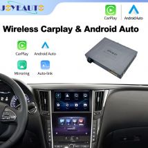 Nowy JoyeAuto Bezprzewodowy Apple CarPlay do Infiniti Double Screen 2013-2015 Q50 Q60 Q50L Android Auto Mirror-Link Car Play AirPlay
