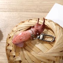 Octopus Claw, Octopus Keychain, Creative Simulation PVC Fun Food And Play Model Ornament, Bag Key Pendant
