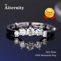 100% Real S925 Silver Ring For Men and Women Luxury Brilliant D Color Moissanite Pass Diamond Tester Pen Unisex Rings