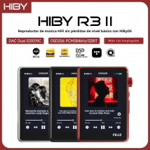 HiBy R3 II / R3 Gen 2 Bluetooth WiFi reproductor de música MP3 Audio HiFi MSEB MQA16X DSD256 Web Radio USB tipo C DAC PCM384kHz/32bit