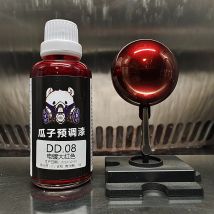 Rote galvanisierte Pigmentfarbe, leuchtend rotes Sprühen, keine Notwendigkeit, Modell zu verdünnen, fein, zart, DD.08, Farbe 50 ml