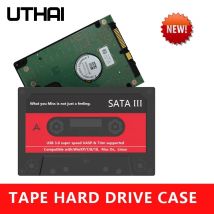 UTHAI T46 Nuovo contenitore per disco rigido esterno da 2,5", USB 3.0 SATA 5 Gbps HDD e custodia per nastro SSD UASP per PC notebook