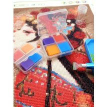 24/32/48 Diamond Painting Glue Clay Color Drilling Mud DIY Painting Wax Organizer Accessories Blockage Plaster Wax Dotting