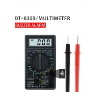 DT-830 Digital Multimeter Buzzer Square Wave Output Voltage Ampere Ohm Tester Probe DC AC LCD Overload protection DT-830B 830D