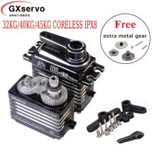 Gxservo Ganzmetall-Hochgeschwindigkeits-Servo ohne Kern 32kg 40kg 45k wasserdichtes ipx8 mit hohem Drehmoment für rc xmaxx Raupen roboter teile