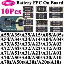 10Pcs Batterie FPC Stecker Flex Clip Für Samsung A55 A35 A06 A15 A54 A34 A53 A23 A13 A14 A52 A32 a12 A52s A30s A70s A50s A51