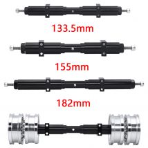 CNC Metall Unpowered Hinterachse 133,5mm/155mm/182mm Für 1/14 Tamiya Traktor Anhänger Lkw 1/10 RC Auto DIY Teile Upgrades