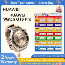 HUAWEI Watch GT 6 Pro 46 mm GPS Smartwatch Pantalla táctil AMOLED de 1,47 pulgadas, hasta 21 días de autonomía, nivel profesional de ciclismo, NFC,