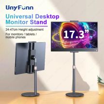 Przenośny stojak na monitor Cdisplay Regulowana wysokość Uchwyt do monitora stacjonarnego do uchwytu na monitor tabletu telefonicznego o przekątnej 4,7–17,3 cala