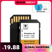 Tarjeta SD de Europa del Reino Unido, navegación de 32GB, mapa GPS, versión 2025, lo más nuevo 5NA 919 866 MV para VW Tiguan AS V22