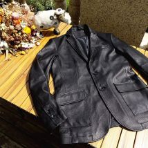 Nuova primavera vestiti di pelle di pecora giacca di pelle genuina da uomo cappotto di pelle di capra naturale di grandi dimensioni 4XL 5XL tuta da campeggio da viaggio all'aperto