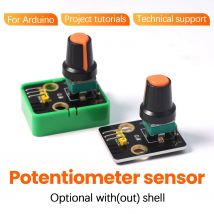 Potentiometer mit Knopfkappenmodul/Drehgebermodul DIY elektronische Bausteine für Arduino, kompatibel mit Lego-Blöcken