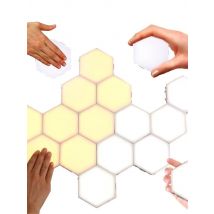 1-12PCS Touch Sensor Light Hexagonal Atmosphere Quantum Wall Lamp For Game Bar Bedroom Creative DIY Decoration LED Night Light