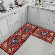 Vikama lange Teppich Veranda Balkon Korridor rutsch feste Matte Wohnkultur 1/2pcs amerikanische böhmische Küche Boden matte Schlafzimmer Bett