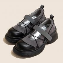 Retro Woman Shoes Casual Female Sneakers Clogs Platform Flats Modis All-Match Creepers Summer Cross Dress 2025 New Mary Janes Ru